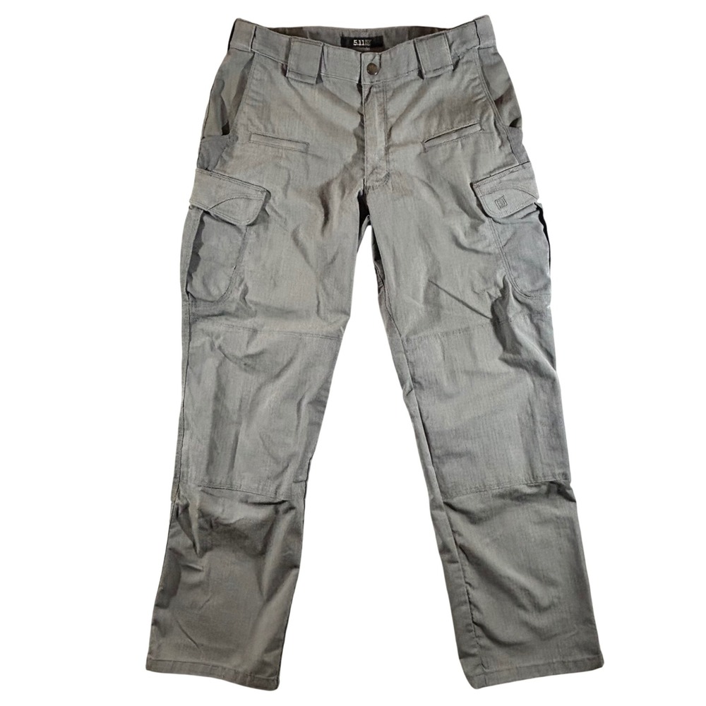 5.11 Tactical Mens Gray Ripstop Cargo Pants Outdoor Utility Workwear 32x30